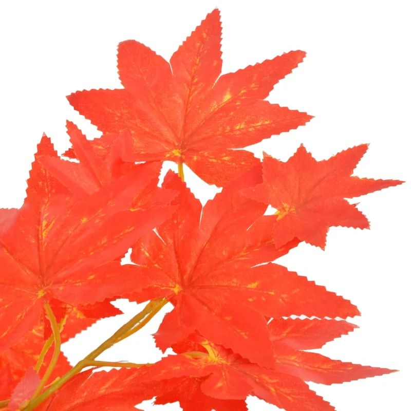 Plante artificielle d'érable avec pot rouge 120 cm décoration intérieur DEC022040