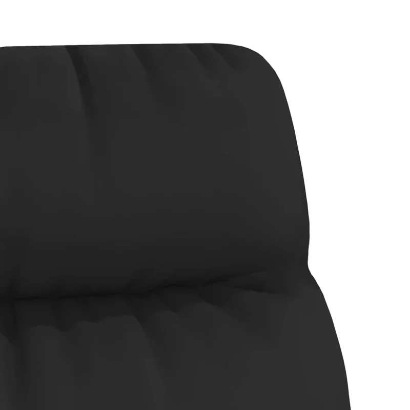 Fauteuil lounge chaise de canapé design moderne en PVC noir cadre métallique DEC026732