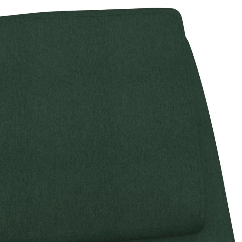 Fauteuil lounge chaise de canapé design moderne en tissu vert foncé DEC026781
