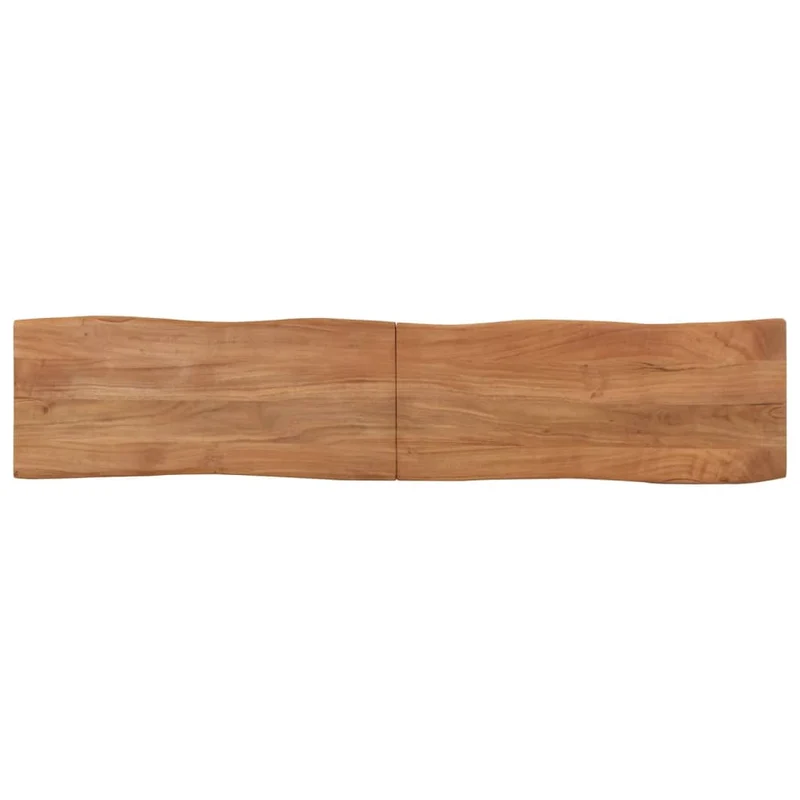 Banc design rustique 160 cm bois d'acacia massif et acier brun DEC024693
