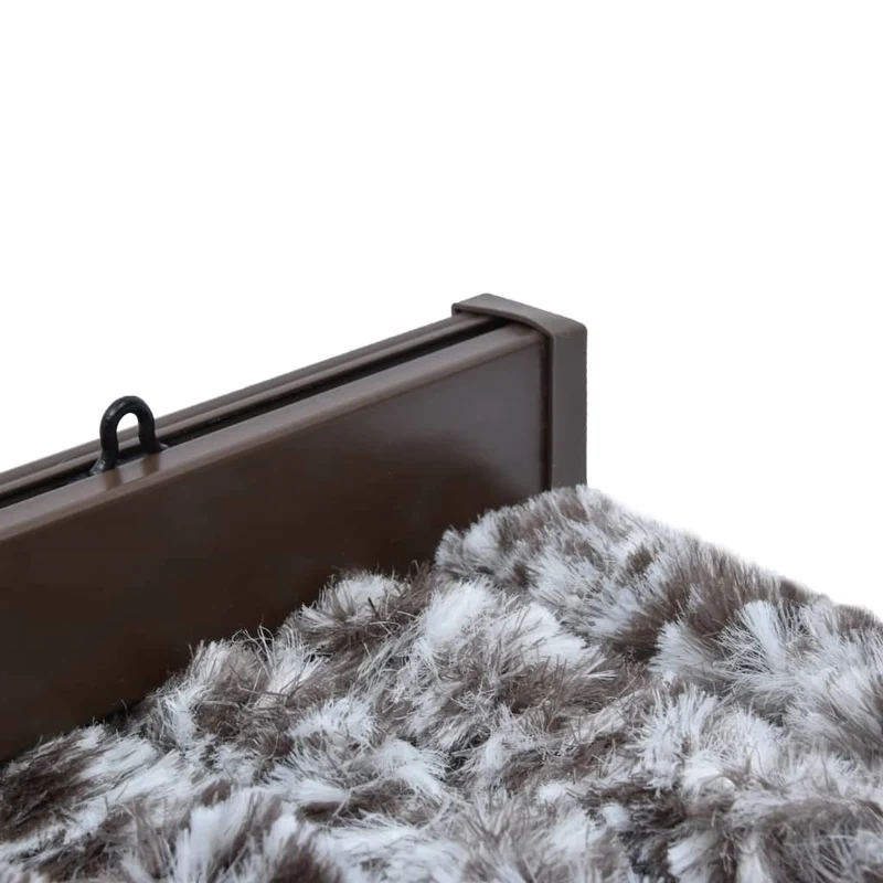 Rideau contre insectes moustiquaire Marron et beige 100 x 220 cm Chenille DEC022180