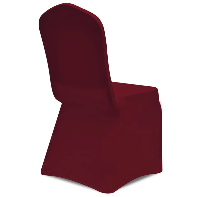Housses élastiques de chaise Bordeaux 18 pièces DEC022539
