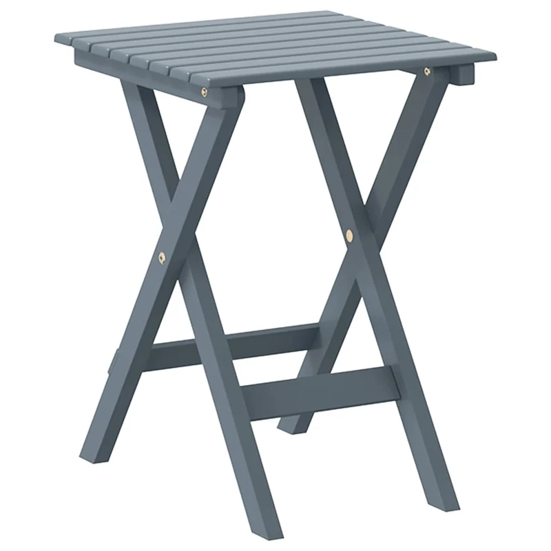 Fauteuil à bascule d'allaitement rembourré relax pour salon avec petite table pliable en bois de peuplier gris DEC028860