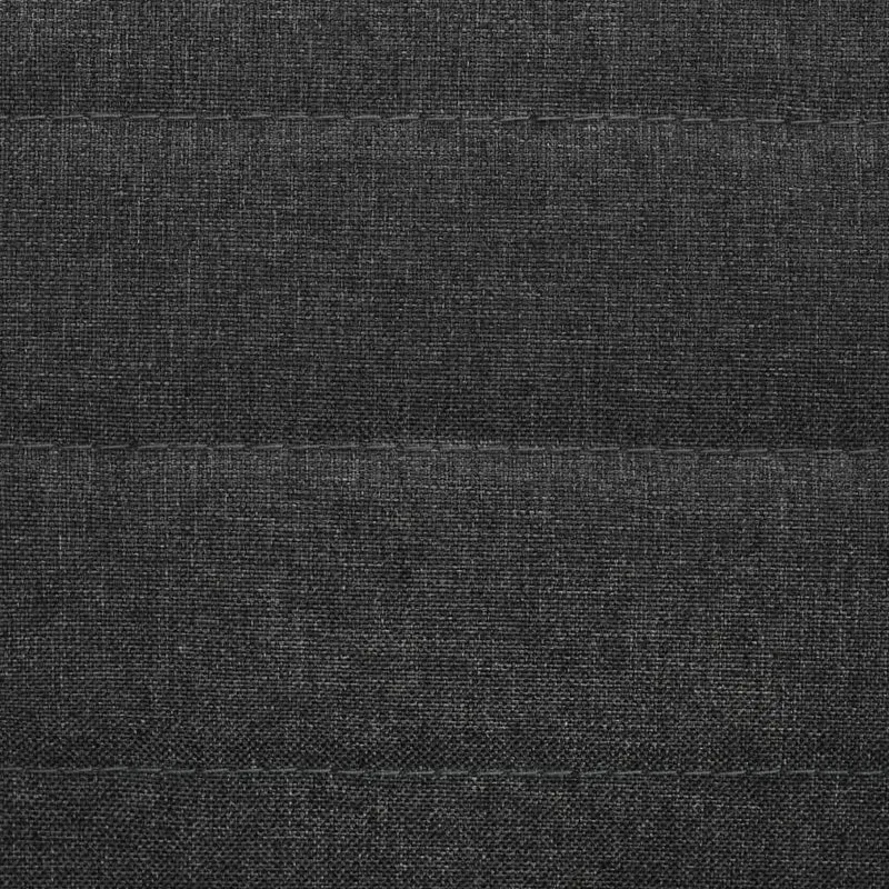 Lot de 4 chaises de salle à manger cuisine cadre métallique en tissu gris foncé CDS021547