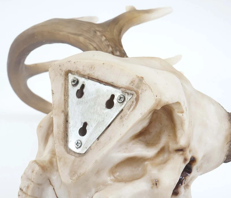 Tête de cerf en polyrésine 58cm trophée intérieur extérieur décoration murale 04_0002850