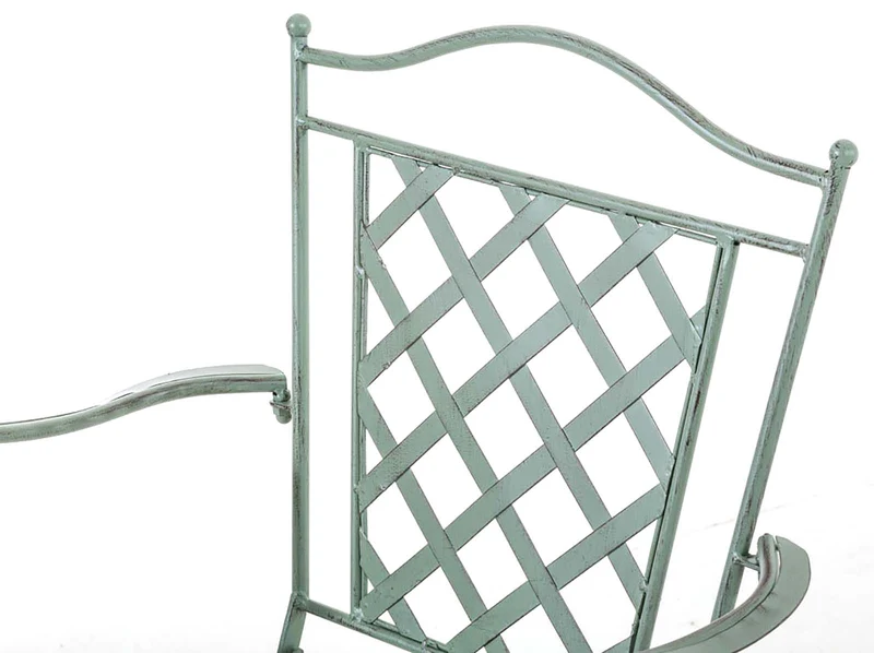 Ensemble de meubles Payo en fer métal métal vert antique 10_0002994