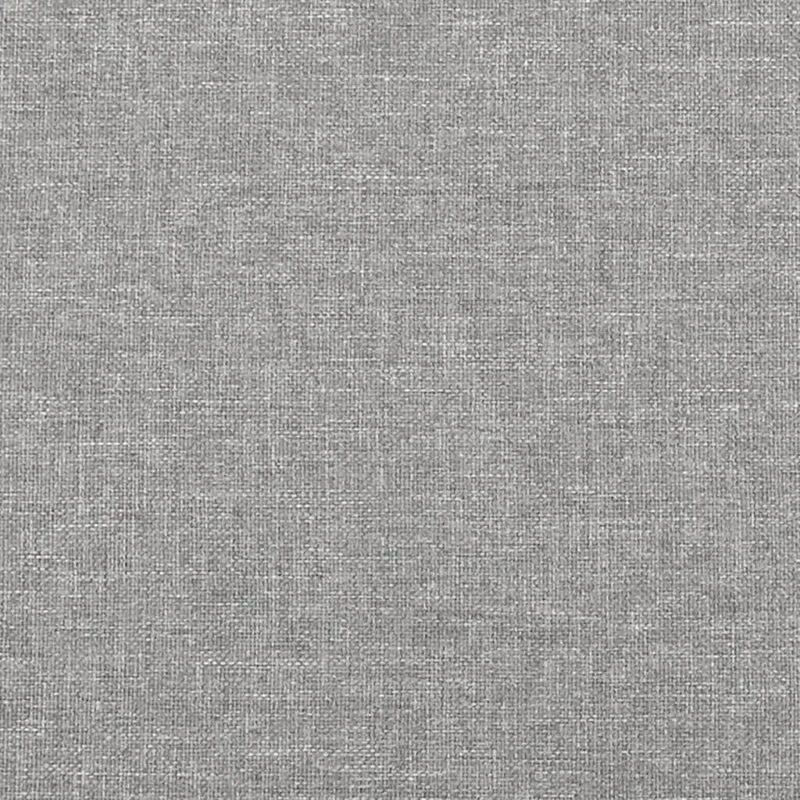 Sommier à lattes sur pieds cadre de lit 90x200 cm tissu gris clair TDL0207156
