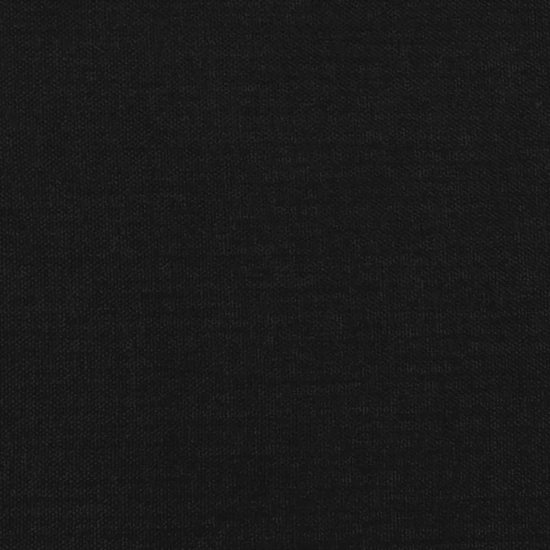 Sommier à lattes sur pieds cadre de lit 100x200 cm tissu noir TDL0207039