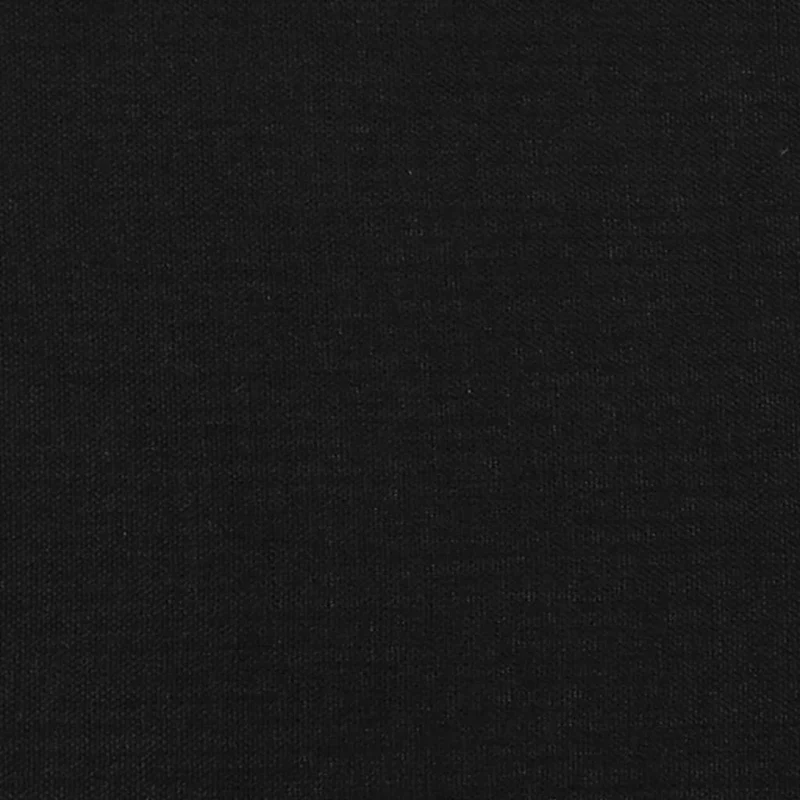 Sommier à lattes sur pieds cadre de lit 100x200 cm tissu noir TDL0207038