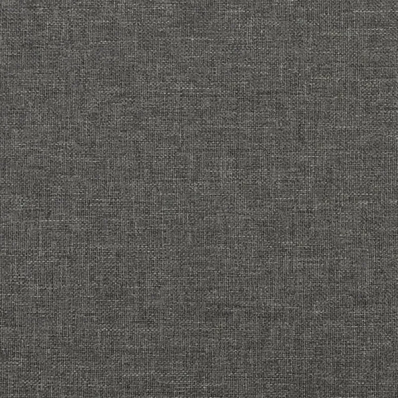 Sommier à lattes sur pieds cadre de lit 180x200 cm tissu gris foncé TDL0207120