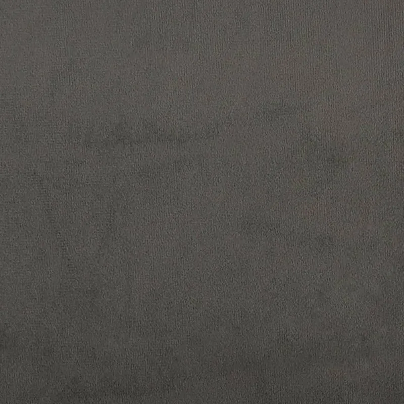 Sommier à lattes sur pieds cadre de lit 90x200 cm tissu velours gris foncé TDL0207094