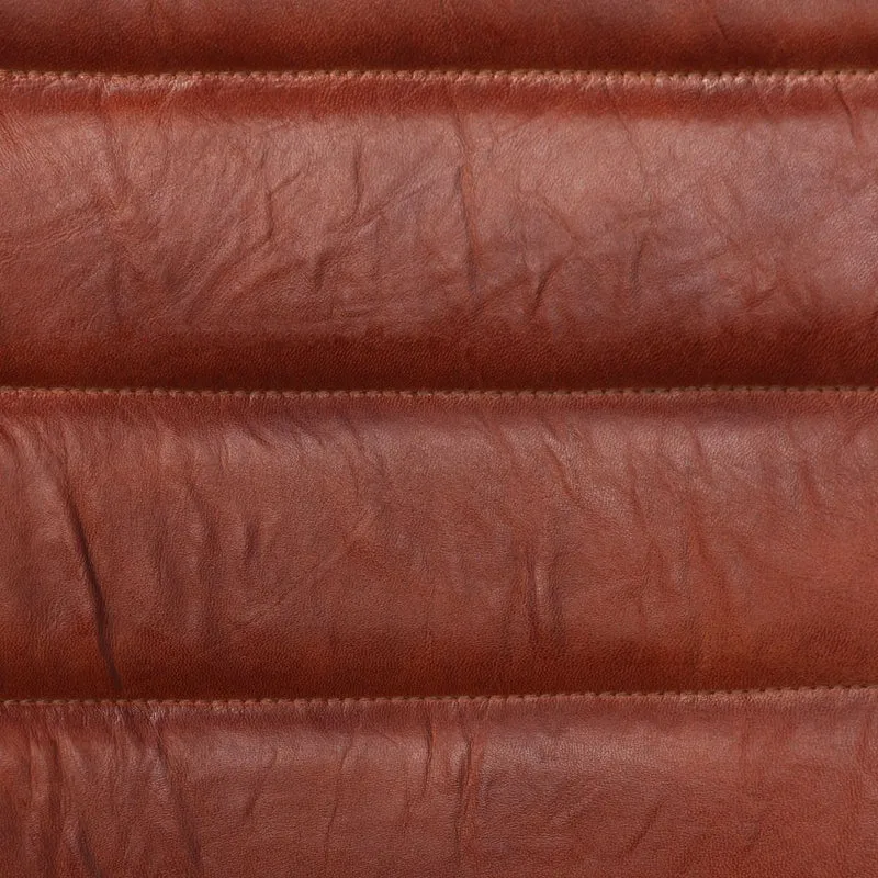 Lot de 2 chaises de salle à manger cuisine visiteur structure en acier marron cuir véritable CDS020684