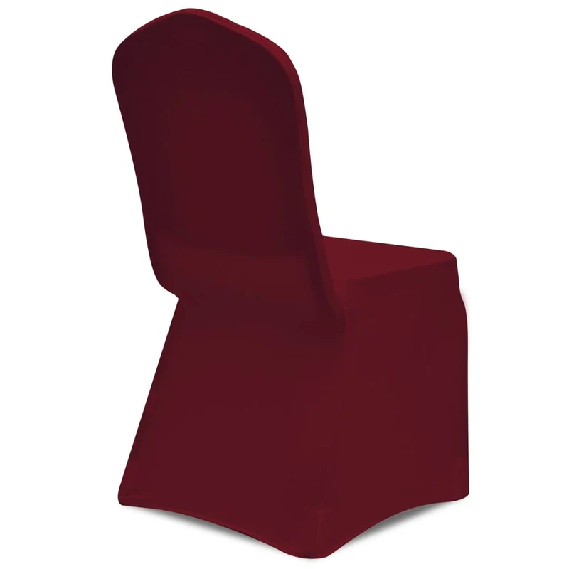 Housse de chaise extensible 100 pcs Bordeaux DEC022503