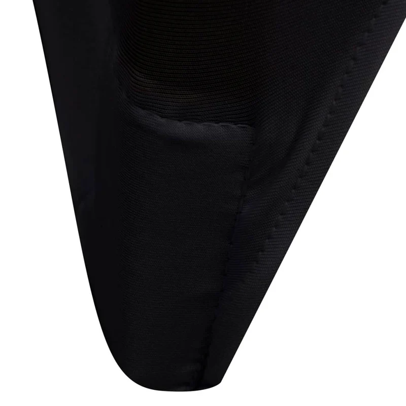 50 housses de chaise extensibles noires DEC022279