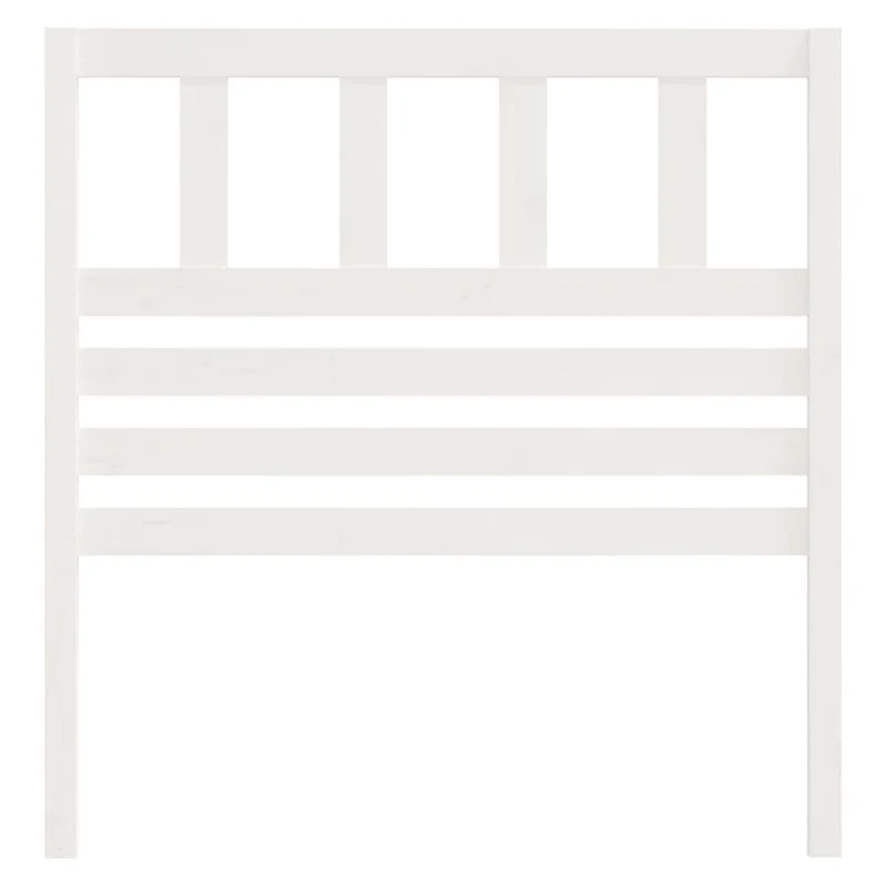 Tête de lit accessoire couchage chambre à coucher meuble 81 x 4 x 100 cm bois blanc TDL0203690