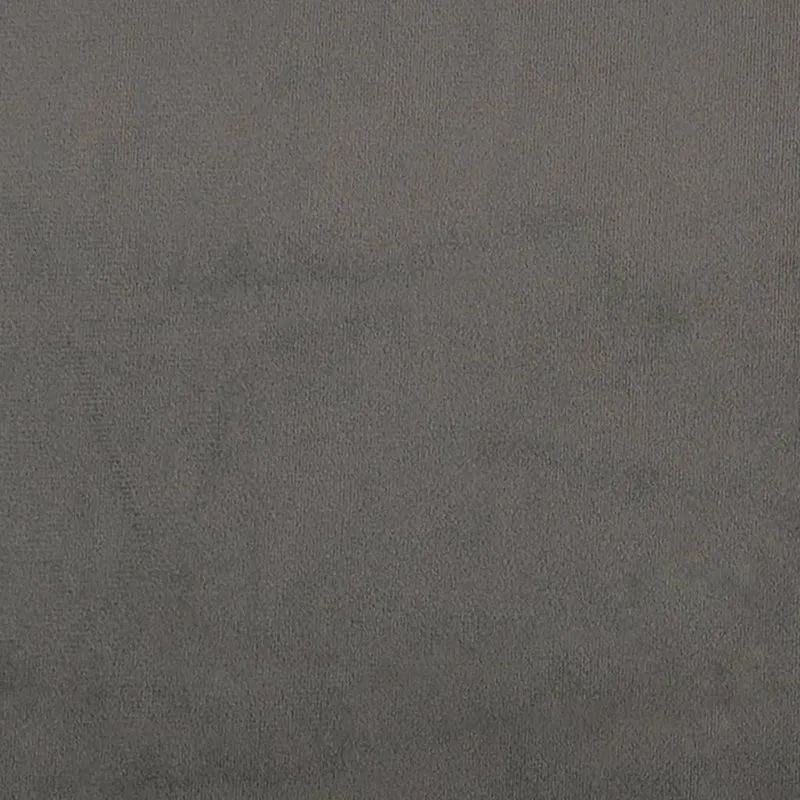 Tête de lit accessoire couchage chambre à coucher meuble avec rebord latéral 103 x 23 x 118/128 cm tissu velours gris foncé TDL0205043