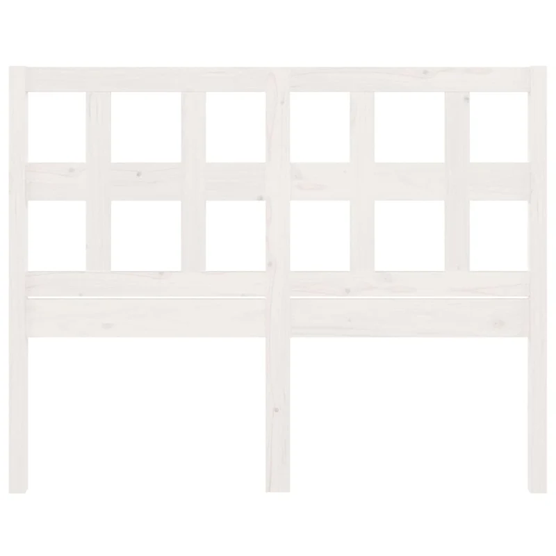 Tête de lit accessoire couchage chambre à coucher meuble 145,5 x 4 x 100 cm bois de pin blanc TDL0203872