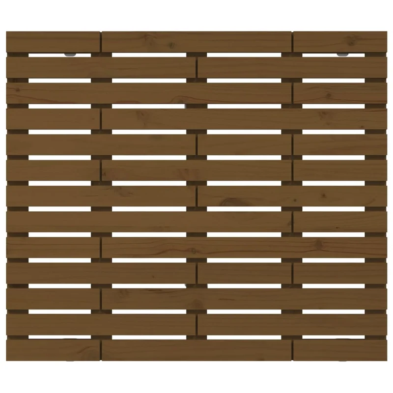 Tête de lit accessoire couchage chambre à coucher meuble murale 146 x 3 x 91,5 cm Bois massif marron clair TDL0202592