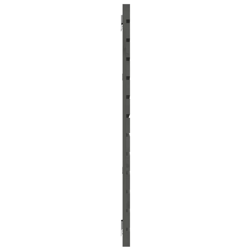 Tête de lit accessoire couchage chambre à coucher meuble murale 166 x 3 x 91,5 cm bois massif gris TDL0202639