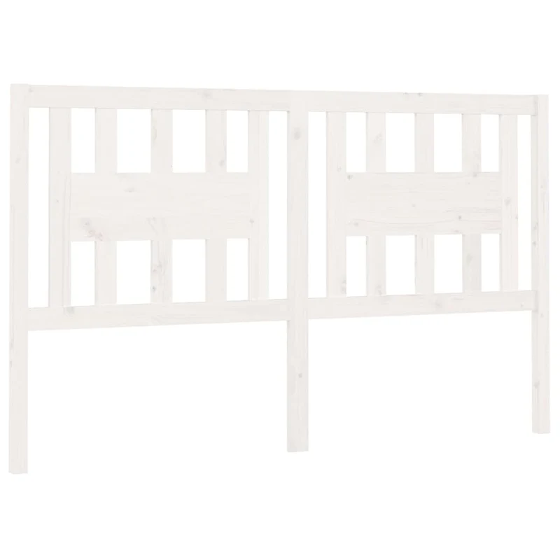 Tête de lit accessoire couchage chambre à coucher meuble 206 x 4 x 100 cm bois de pin blanc TDL0203728