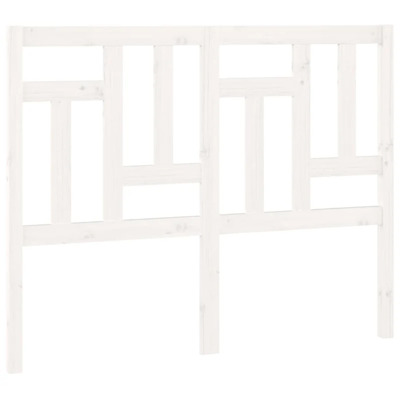 Tête de lit accessoire couchage chambre à coucher meuble 125,5 x 4 x 100 cm bois de pin blanc TDL0203929
