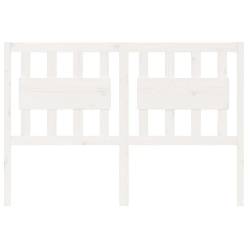 Tête de lit accessoire couchage chambre à coucher meuble 125,5 x 4 x 100 cm bois de pin blanc TDL0203928
