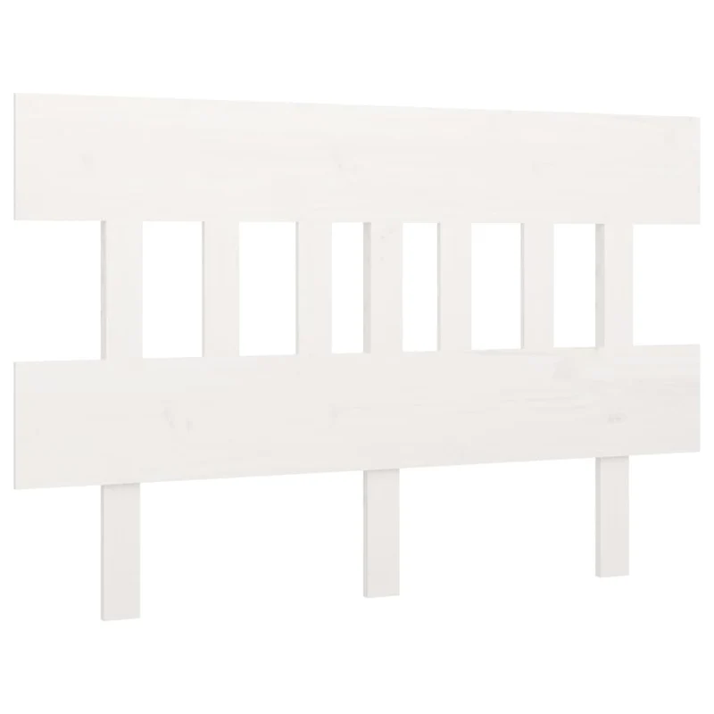 Tête de lit accessoire couchage chambre à coucher meuble 163,5 x 3 x 81 cm bois de pin blanc TDL0203811