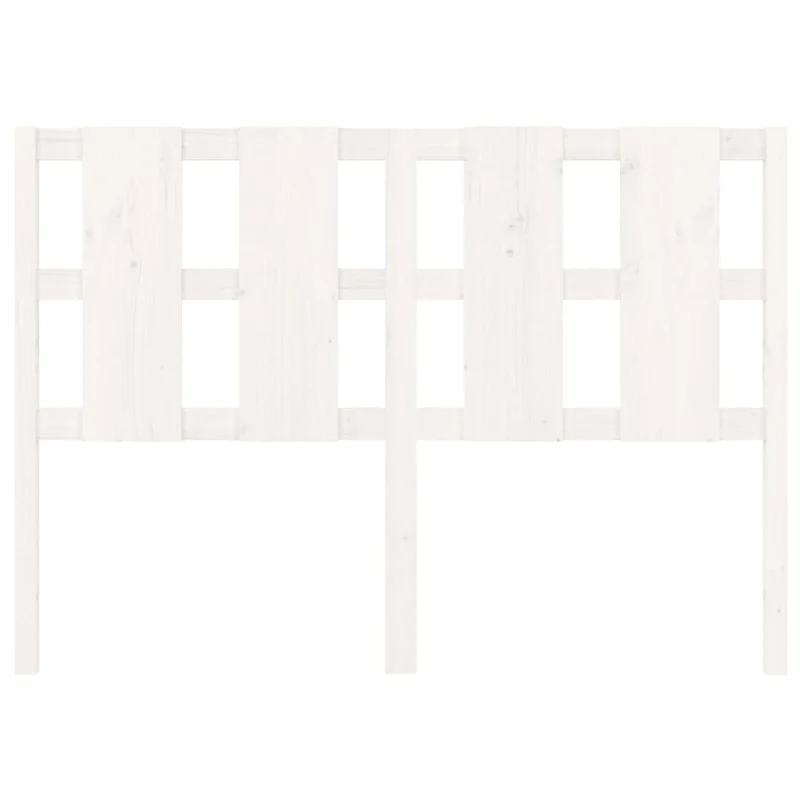 Tête de lit accessoire couchage chambre à coucher meuble 125,5 x 4 x 100 cm bois de pin blanc TDL0203930