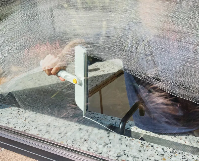 Raclette pour Vitres avec Microfibre 2-en-1 CleanTech™