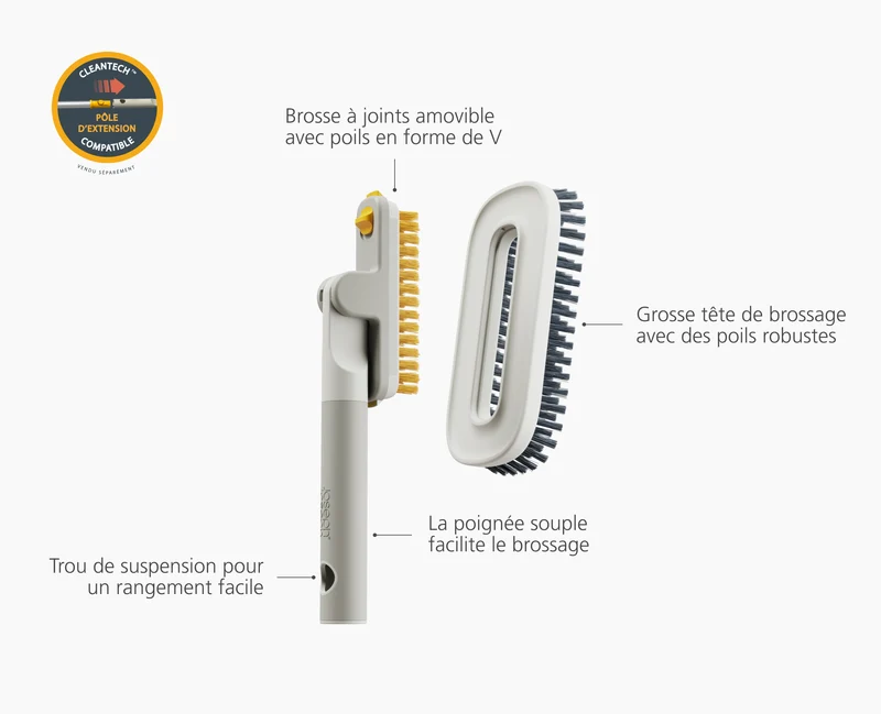 Éponge à Carreaux & Brosse à Joints CleanTech™