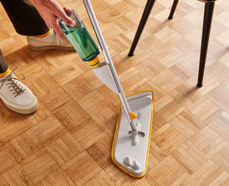 Balai Pulvérisateur avec Serpillère Microfibre CleanTech™