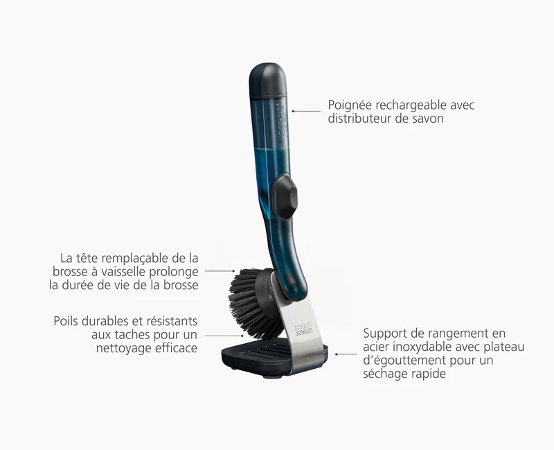 Brosse à Vaisselle & Distributeur de Savon SinkTech™