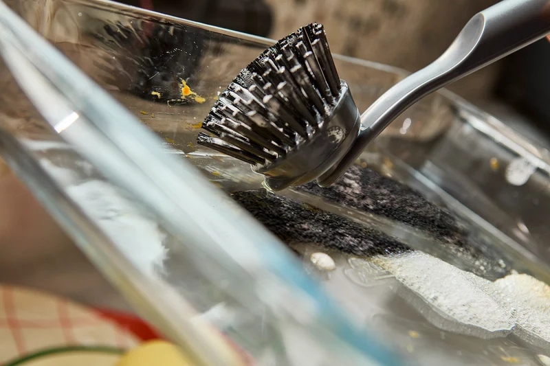 Brosse à Vaisselle avec Tête d'Éponge Interchangeables SinkTech™