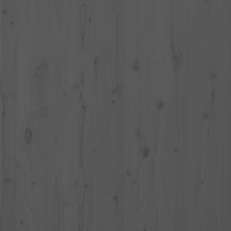 Tête de lit accessoire couchage chambre à coucher meuble murale 126 x 3 x 91,5 cm bois massif gris TDL0202667