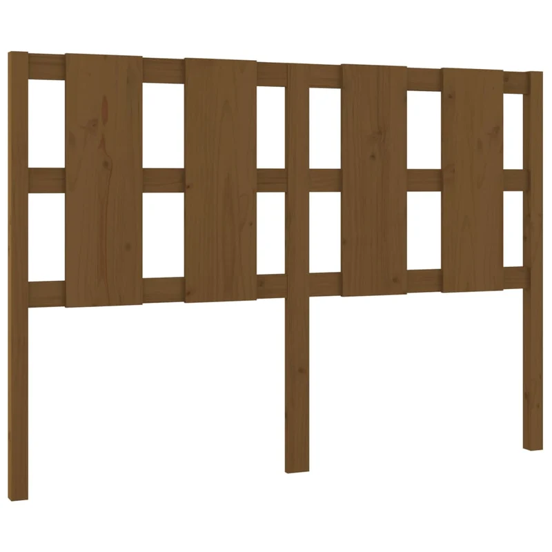 Tête de lit accessoire couchage chambre à coucher meuble 125,5 x 4 x 100 cm bois massif marron clair TDL0203078