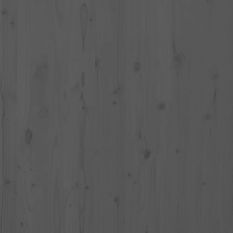 Tête de lit accessoire couchage chambre à coucher meuble murale 96 x 3 x 91,5 cm bois massif gris TDL0202615