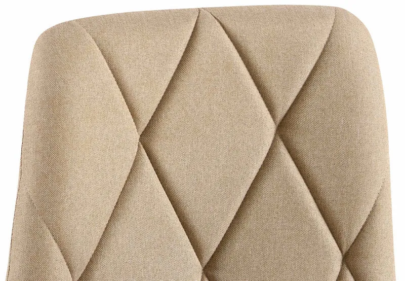 Chaise de salle à manger x1 confort et élégance intemporelle en velours taupe et métal 10_0007153