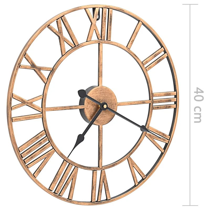 Horloge murale Métal 40 cm Doré DEC022220