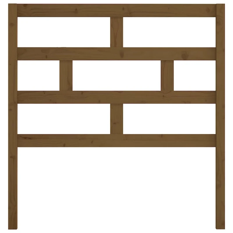 Tête de lit accessoire couchage chambre à coucher meuble 81 x 4 x 100 cm bois massif marron clair TDL0202838