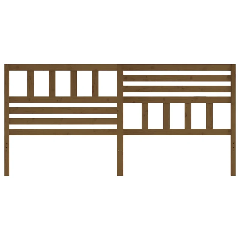 Tête de lit accessoire couchage chambre à coucher meuble 206 x 4 x 100 cm bois massif marron clair TDL0202868