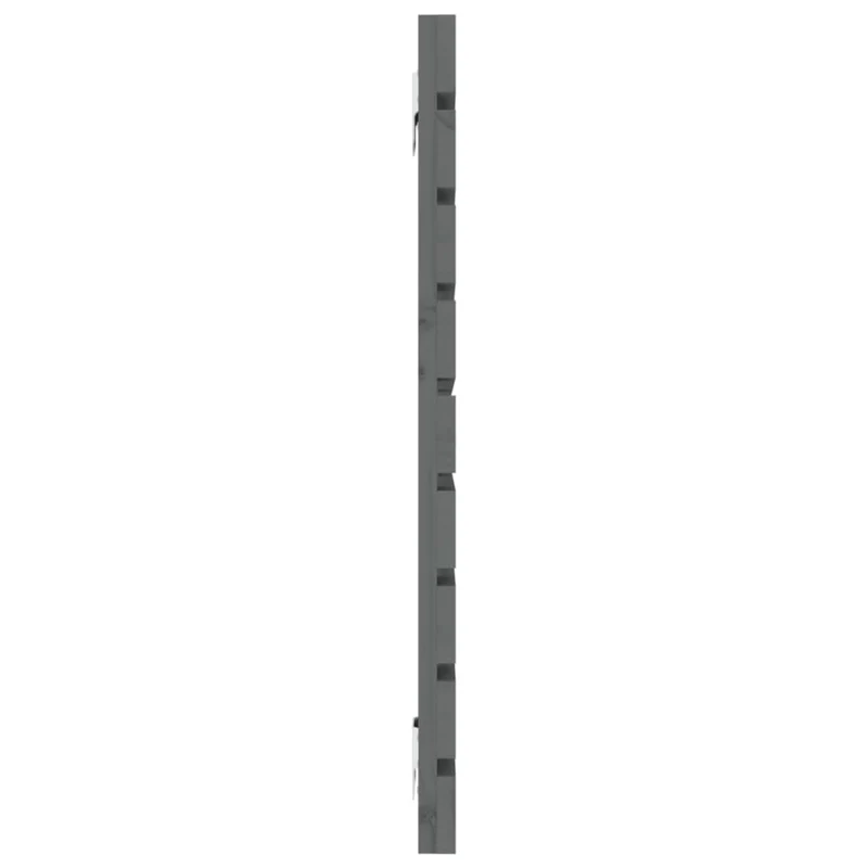Tête de lit accessoire couchage chambre à coucher meuble murale 146 x 3 x 63 cm bois massif gris TDL0202654