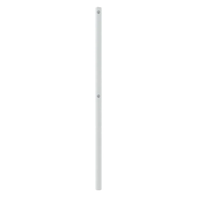Tête de lit accessoire couchage chambre à coucher meuble 193 cm métal blanc TDL0202466