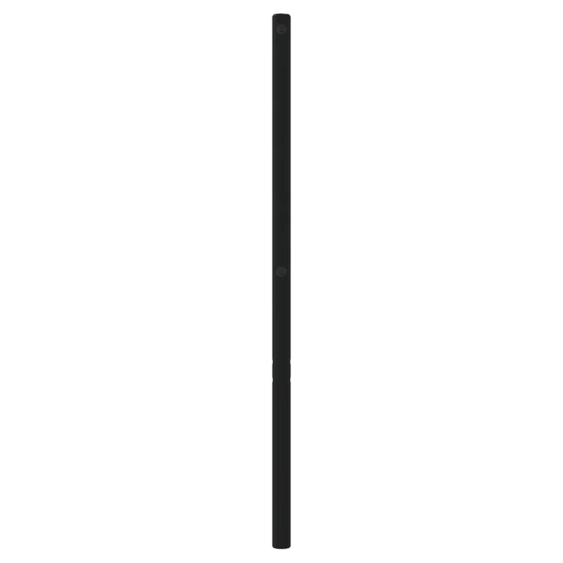 Tête de lit accessoire couchage chambre à coucher meuble 193 cm métal noir TDL0202420