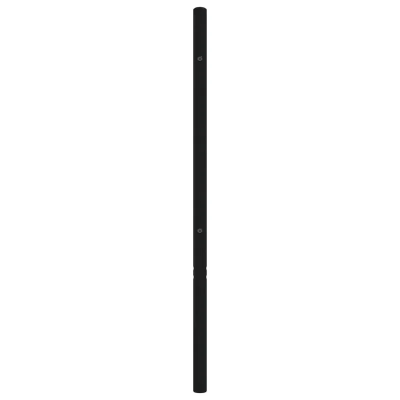 Tête de lit accessoire couchage chambre à coucher meuble 193 cm métal noir TDL0202418
