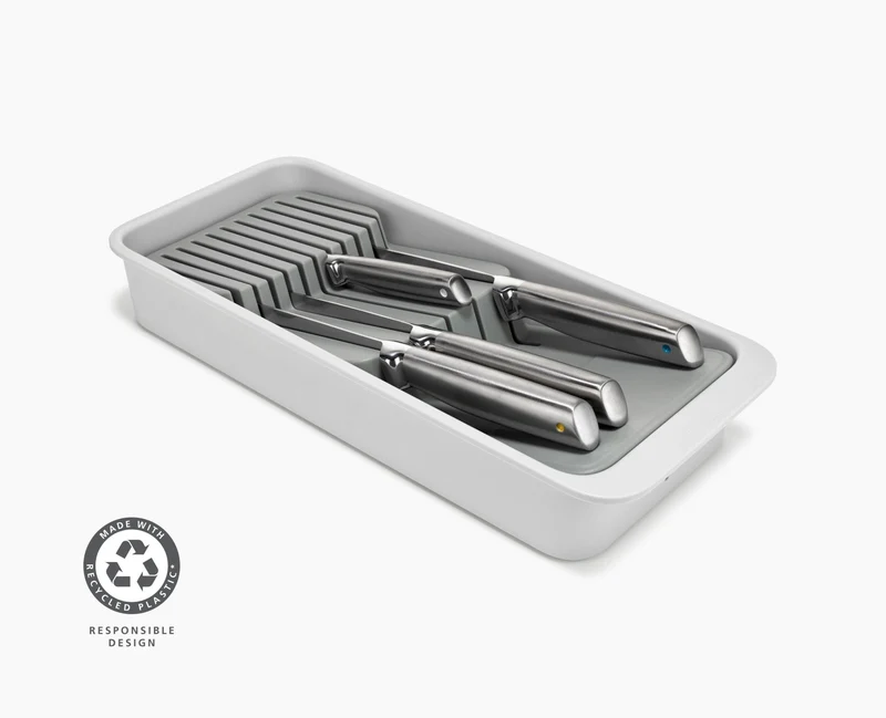Range-Couteaux Recyclé Compact à 2 Niveaux Drawerstore™