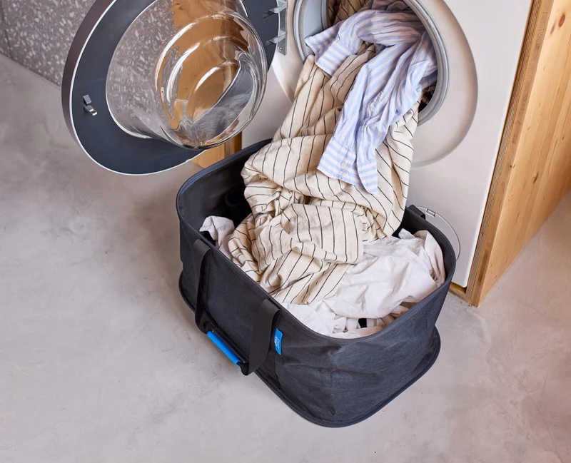 Panier à Linge Pliable 35L Noir Hold-All™