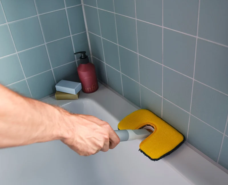 Outil de Nettoyage Multifonction 2-en-1 avec Tampon de Rechange CleanTech