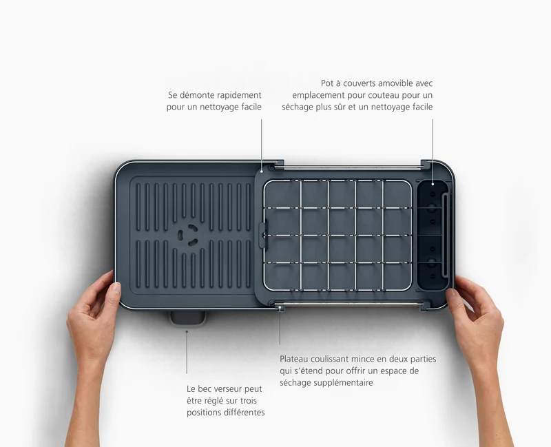 Petit Egouttoir Vaisselle Expansible Inox Extend™