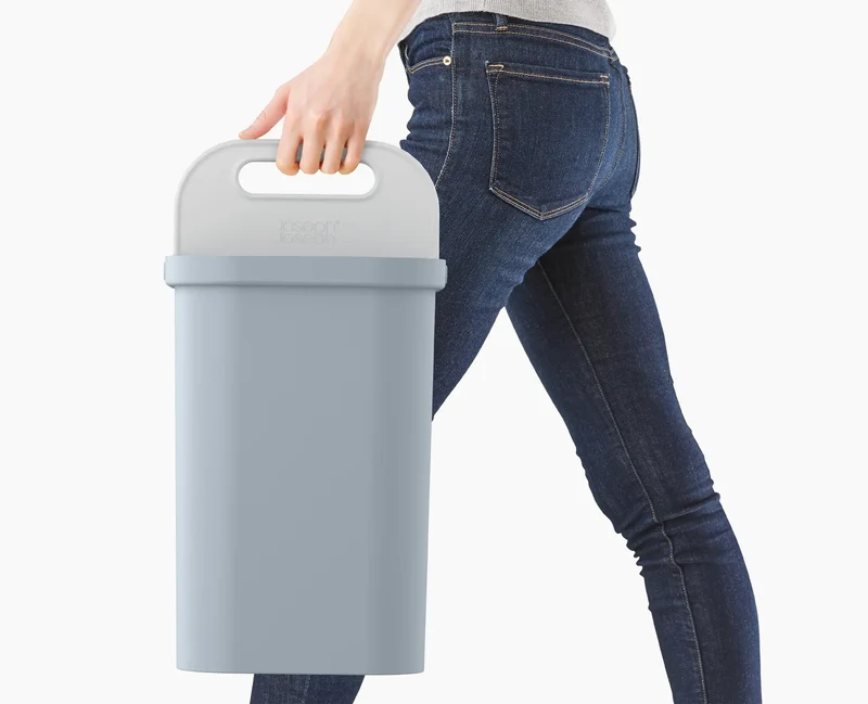 Ensemble bac et poubelle de recyclage GoRecycle 46L