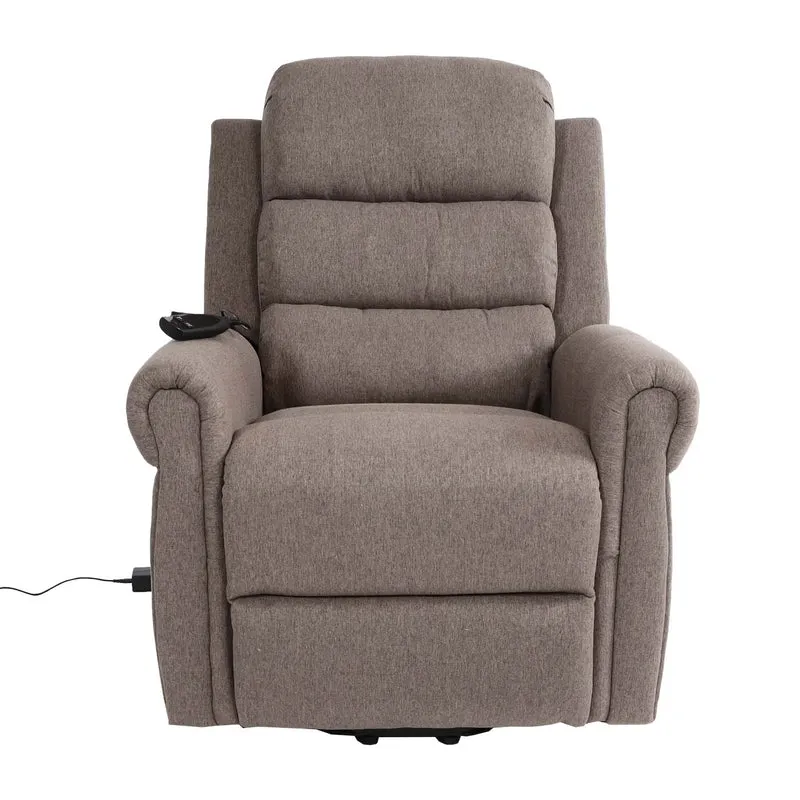 Fauteuil relax Fonction de relaxation avec inclinaison aide au lever massage fonction chauffante tissu gris foncé 04_0006893